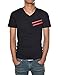 TheLees Mens Casual Slim Fit V-neck Short Sleeve Plain Tshirts