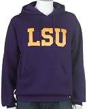 Soffe LSU Hoodie with Tackle Twill Logo