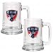 Dallas Fc Dallas - 2pc 15oz Glass Tankard Set - Primary Team Logo