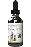 Pet Wellbeing - Urinary Gold for Dogs - Natural Support for Dog Urinary Tract Health - 2oz (59ml)
