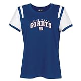 New York Giants Play Action Short Sleeve Fashion Top