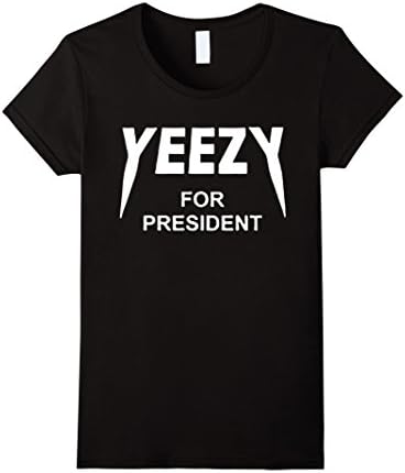 Women's Yeezy for president shirt Small Black