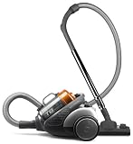 Electrolux ZT3510UK T8 Bagless Cylinder Vacuum Cleaner, Dark Grey and Orange Metallic