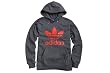 adidas Originals Trefoil Hoody Dark Grey Heather/Core Energy X41181