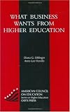 What Business Wants From Higher Education: (American Council on Education Oryx Press Series on Higher Education)