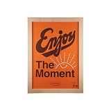 フレーム付きポスター A2 (B)ENJOY THE MOMENT[RS018]の画像