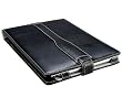 M-Edge Platform Genuine Leather Kindle Jacket (Fits 6" Display, Latest Generation Kindle), Smooth Black