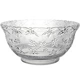 Northwest Enterprises 12 Quart Embossed Clear Punch Bowl N120621