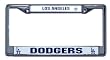Los Angeles Dodgers Chrome License Plate Frame