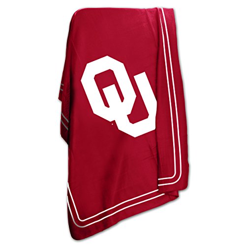Oklahoma University Sooners OU Fleece Throw Blanket