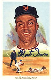 Monte Irvin Autographed / Signed Perez-Steele Postcard - New York Mets