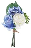 ポピー 造花 サマーカラーブーケ ブルー FB-2422BLU
