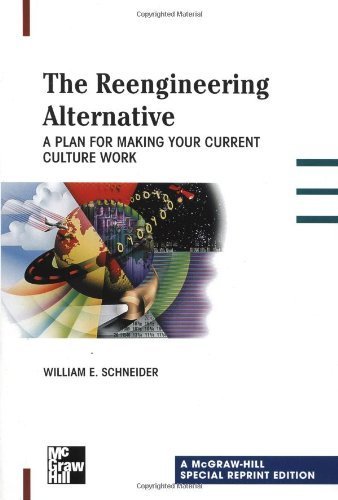 Sre The Reengineering Alternative: A Plan for Making Your Current Culture Work by Schneider, William E. (2000) Paperback