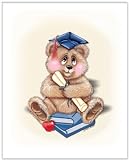Teddy Bear - My First Graduation - Childrens Wall Art, Kids Wall Art, Nursery Wall Art