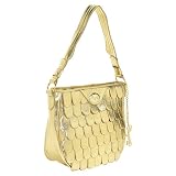 Coogi Metallic Petals Shoulder Bag