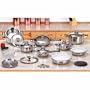 28pc 12-Element Stainless Steel Cookware Set
