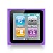 iPod Nano 6th Generation skin case for iPod Nano 6 Generation, 6th Gen compatible with 8GB / 16GB + MiniSuit Microfiber Key Chain (Purple)