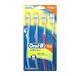 Oral B 40 Medium Toothbrush, Indicator, 4-Count (Pack of 3)