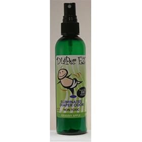 DIAPER EZ 4 oz Diaper Odor Elimination Spray / "Granny Apple Blend" / Proven Effective / Treats Over 500 Diapers / "America's Leading Brand"/Works With Any Existing Diaper Pail / Non-Toxic / Newborn -Toddler Long Lasting Diaper Odor Control / Used in Over 900 Daycares Nationally