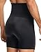 Leo Waist Slimmer Mens Underwear Girdle Compression - Tummy Control Shapewear Boxers Shorts For Men Black