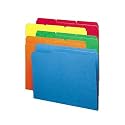 Smead Folder, Letter, 11 Point, 1/3 Cut Tab, Assorted Colors, 100 Per Box (11943)