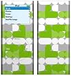 Neo Green Design Decal Skin Sticker for Apple iPod nano 2G (2nd Generation) 2GB/ 4GB/ 8GB Player