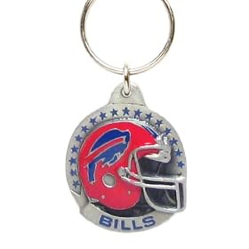 NFL Team Helmet Key Ring - Buffalo Bills