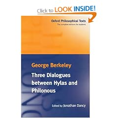 Three Dialogues Between Hylas and Philonous (Oxford Philosophical Texts)