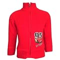 Gilet Cars rouge - gilet gar�on 100% coton