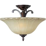 Allentown 3 Light Semi Flush - Oil Rubbed Bronze