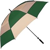 Intech Windcutter Umbrella (Hunter Green/Tan)
