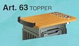 PIBBS Laminated Utility Topper with Accessory Holders (Model: ART63)