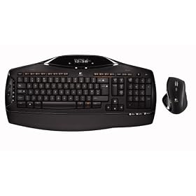Logitech Cordless Desktop MX 5500 Revolution - Keyboard - wireless - Bluetooth - mouse - Bluetooth 2.0 EDR USB adapter - German