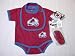 Colorado Avalanche NHL Infant / Baby / Kids Creeper, Bib, and Bootie Set