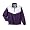 Purple/white