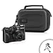 Hard Shell Impact-Resistant Camera Case with Mini Tripod for Nikon Coolpix P7700 , P7100 , Canon Powershot G12 , G15 and Many More Digital Cameras!