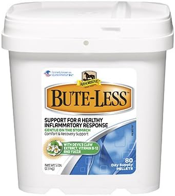 W F Young 430422 Bute-Less Equine Recovery Support Pellets, 5-Lbs. - Quantity 4