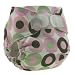 Swaddlebees Aplix All In One Cloth Diaper,Medium, Pink Martini Print