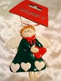 Christmas Holiday Ornament Angel Clay to Make Look Like Stuffed Plush