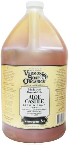 Vermont Soapworks - Aloe Castile Liquid Soap Lemongrass Zen - 1 Gallon
