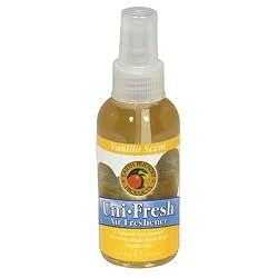 Earth Friendly Products Uni-Fresh Natural Air Refresher, Non-Aerosol, Vanilla, 4.4 Ounces (Pack of 12)