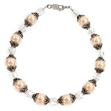 Swarovski Pink Pearl and Crystal Bracelet