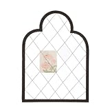 Large Metal and Rust Wire Card Holder and Display