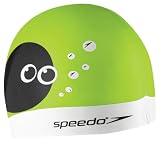  : Speedo Kid's Jigsaw Silicone Cap, Kelly Green