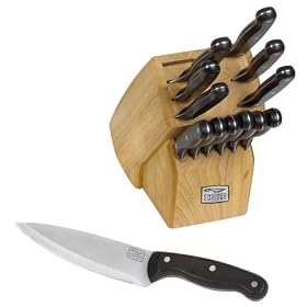 Click here to buy Chicago Cutlery Classic Chef 14-Piece Knife Block Set by Chicago Cutlery.