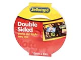 from Sellotape Sellotape Double Sided Tape 12mm x 33m - Color: Clear