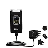 International Wall / AC Charger for the Samsung A990 - Gomadic Brand w/ TipExchange Technology