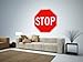 Street & Traffic Sign Wall Decals - Stop Sign - 12 inch Removable Graphic