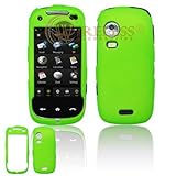 Green Rubberized Coated Hard Cover for Samsung Instinct HD Sprint Protector ....