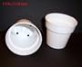 White Plastic Flower Pot - 2 1/4" X 2 1/4 " 96 Pack